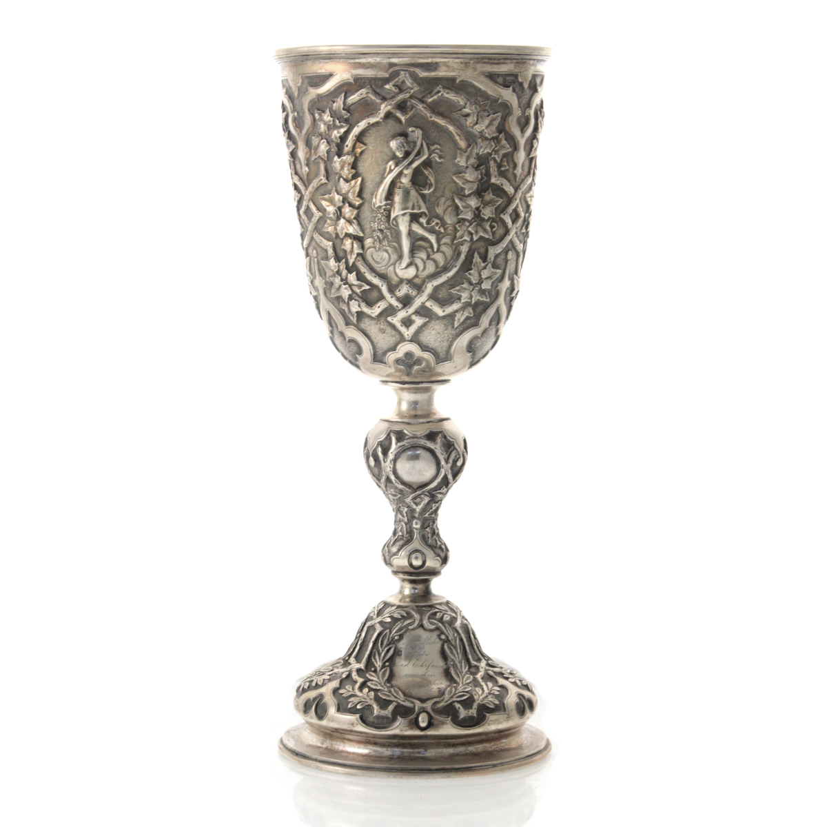 Magnificent Austro-Hungarian Silver Large Goblet Chalice Vienna 1863 | eBay